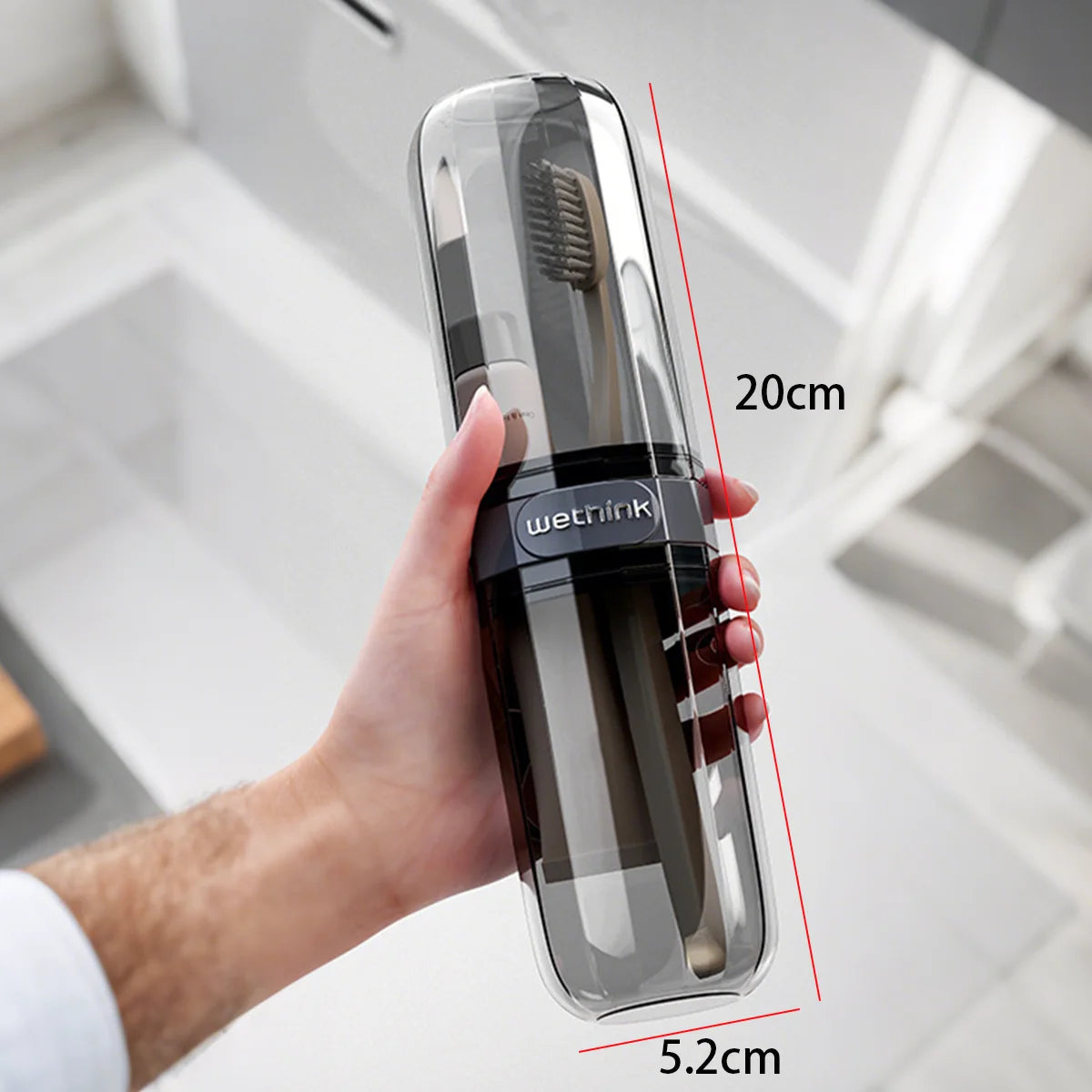 Portable Toothpaste Toothbrush Protect Holder Case