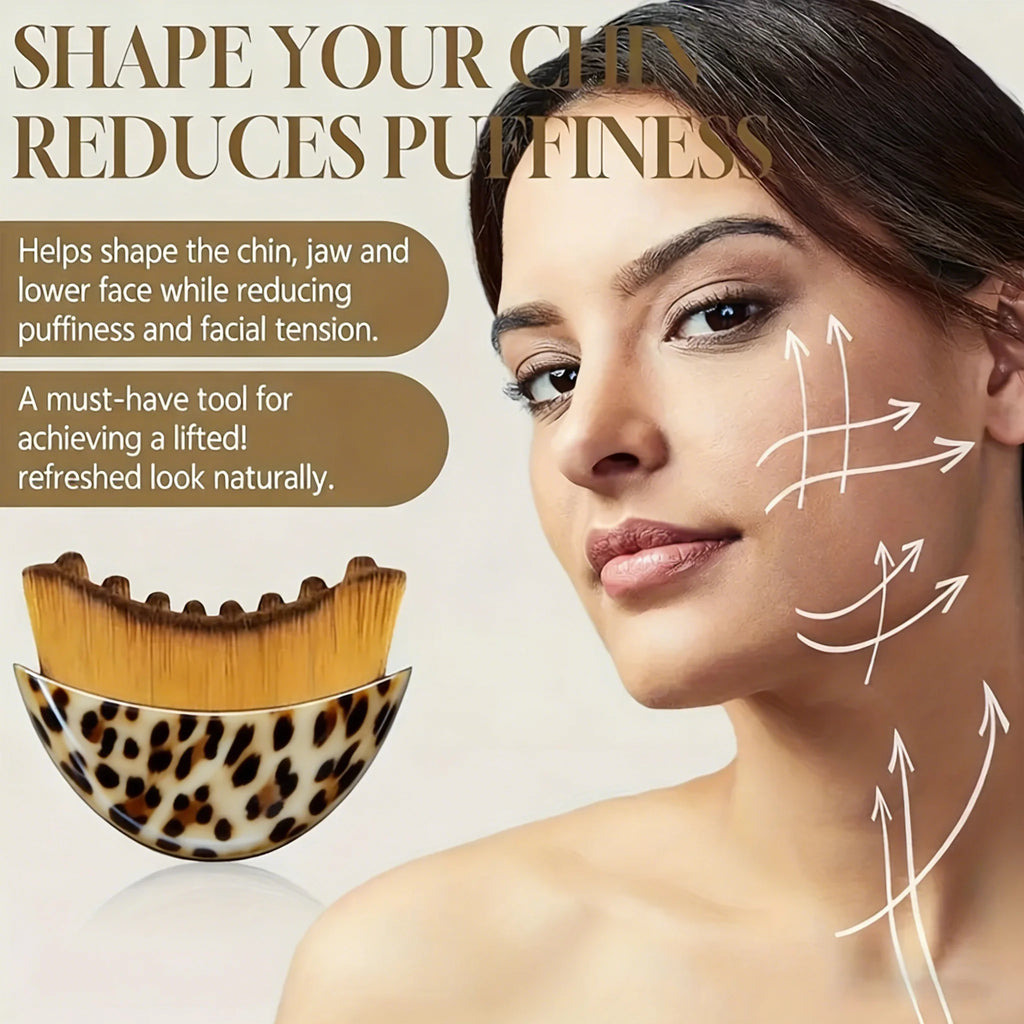 Lymphatic Contour Face Brush,Chin &Jawline Sculpting