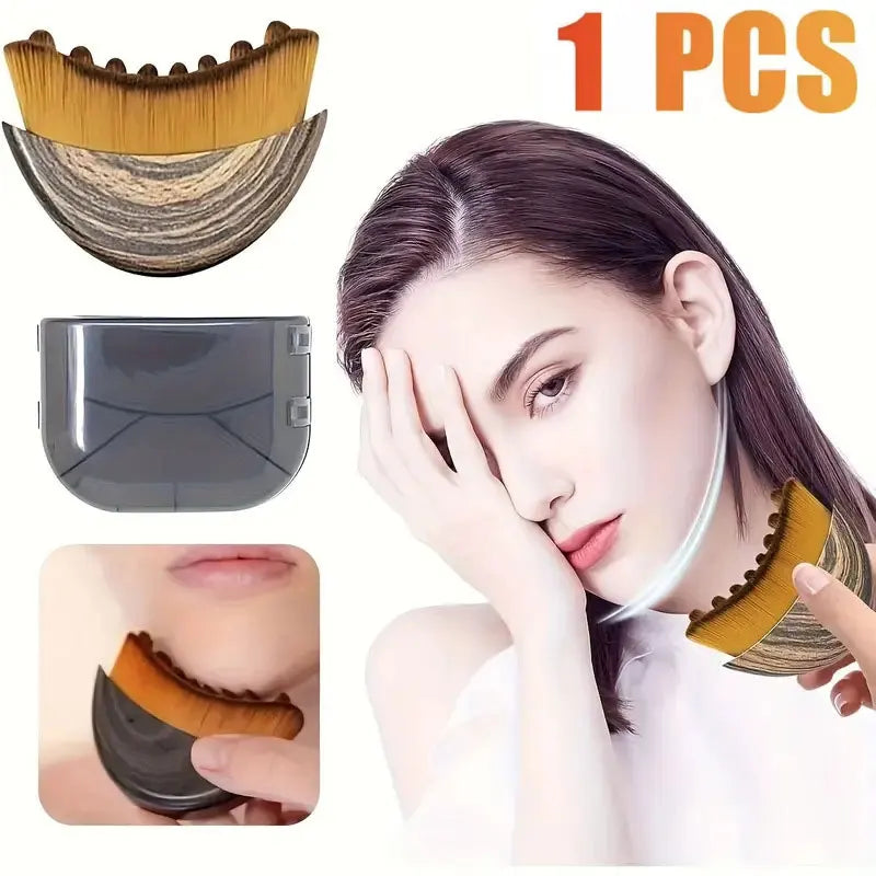 Lymphatic Contour Face Brush,Chin &Jawline Sculpting