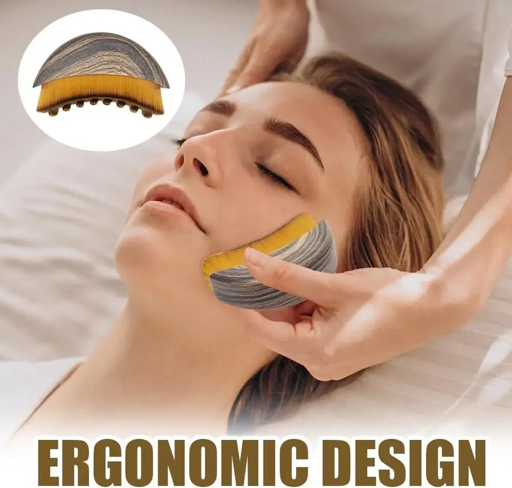 Lymphatic Contour Face Brush,Chin &Jawline Sculpting