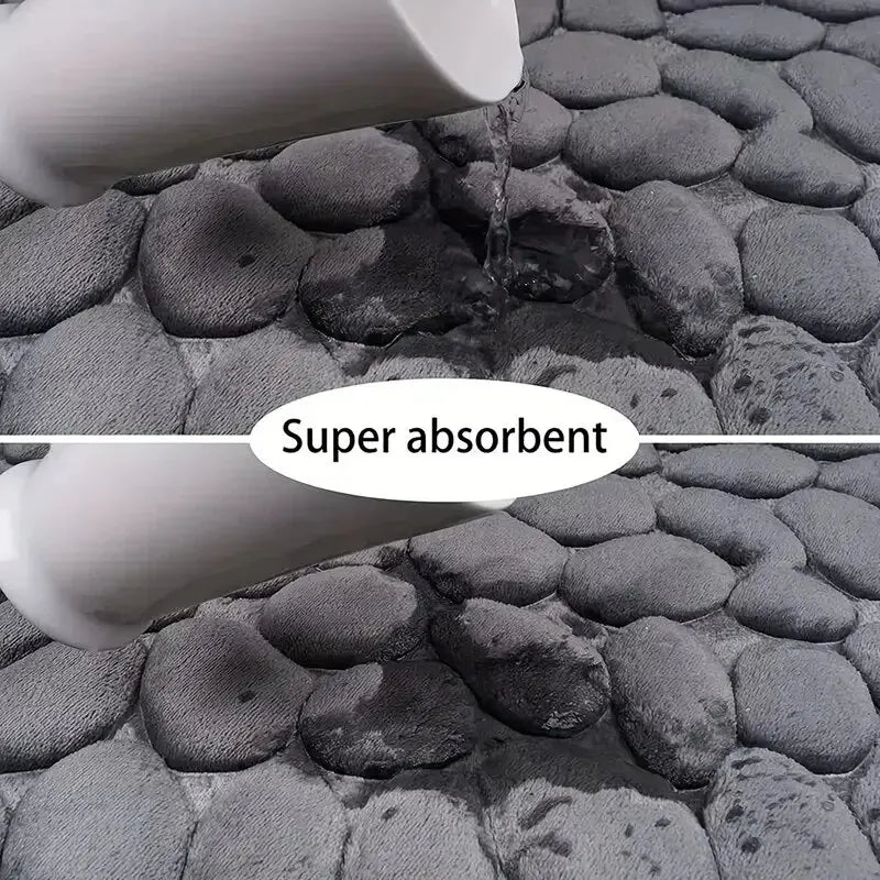 1pc embossed fiber carpet anti slip