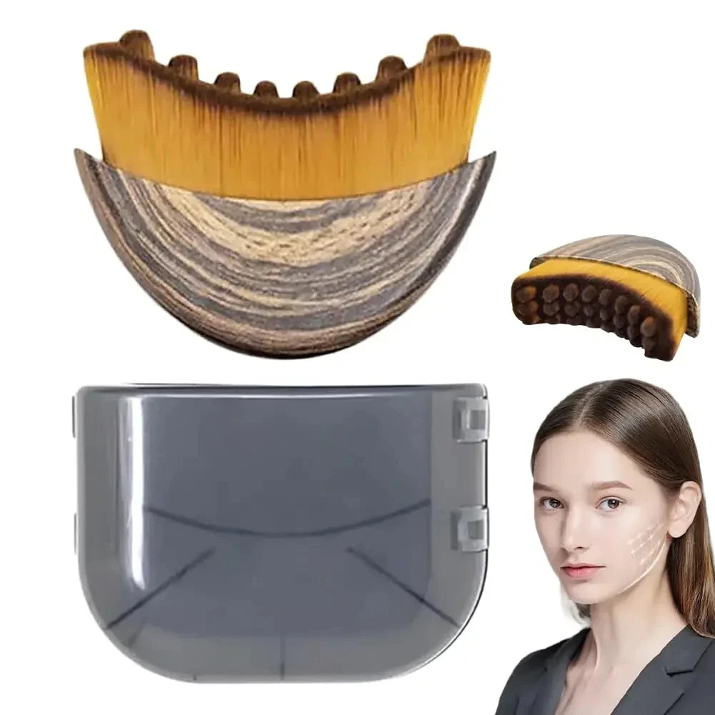 Lymphatic Contour Face Brush,Chin &Jawline Sculpting