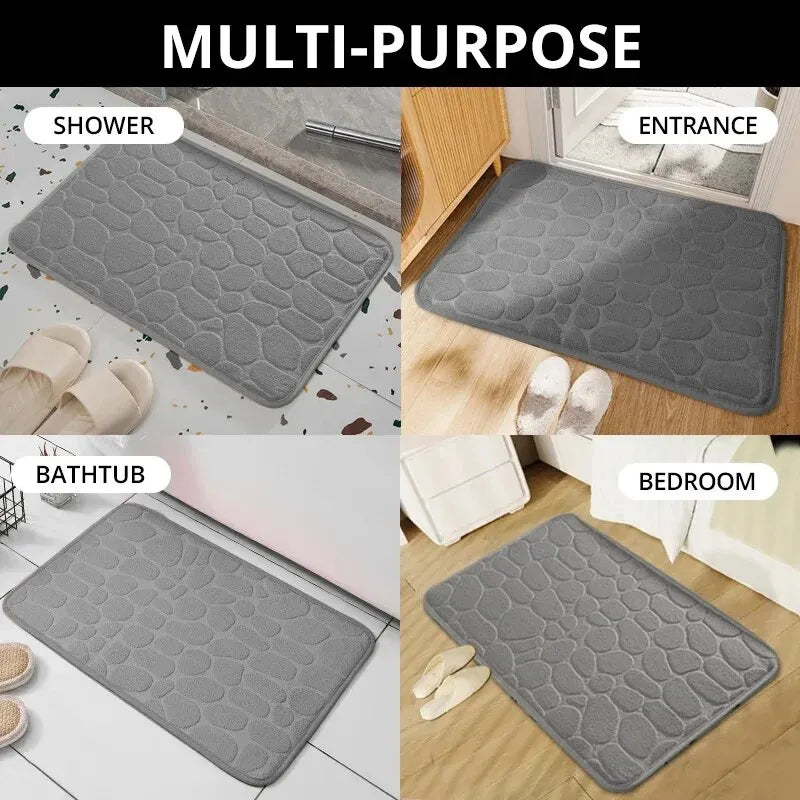 1pc embossed fiber carpet anti slip