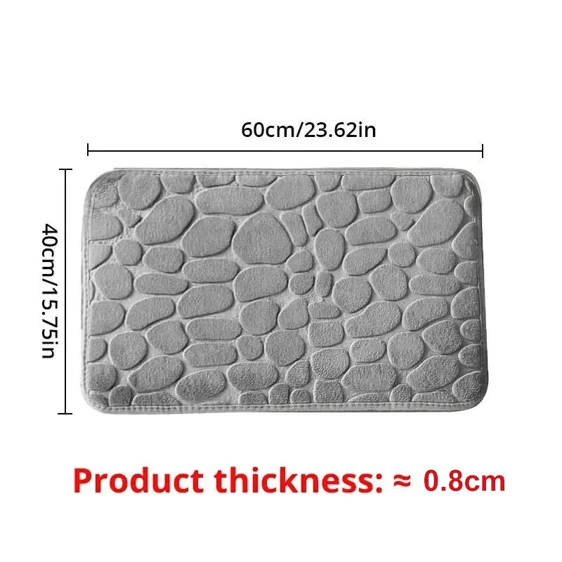 1pc embossed fiber carpet anti slip